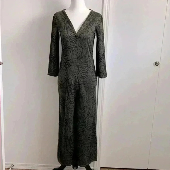 ❤️BNWOT Zara trafaluc animal print jumpsuit  size S - Picture 3 of 7